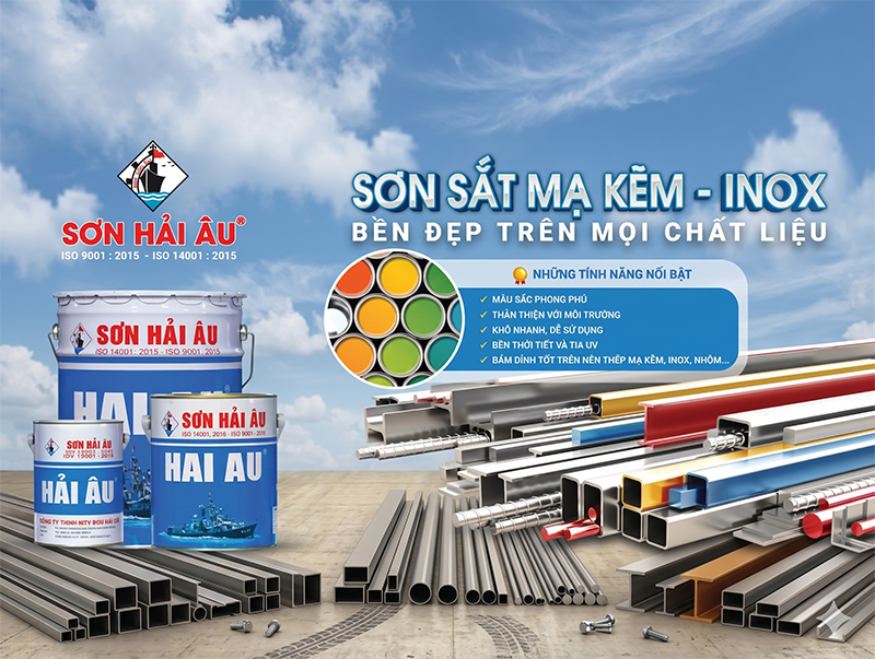 Sơn sắt mạ kẽm