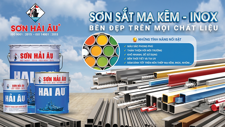 Sơn sắt mạ kẽm