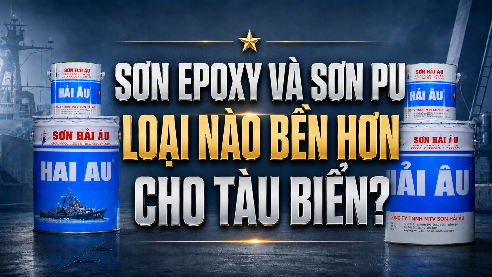Thumbnail so sánh sơn epoxy và sơn PU cho tàu biển,