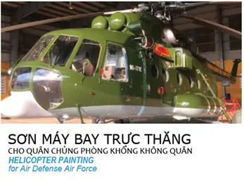 Ứng dụng sơn công nghiệp Sơn Hải Âu trong lĩnh vực hàng không và máy bay quân sự