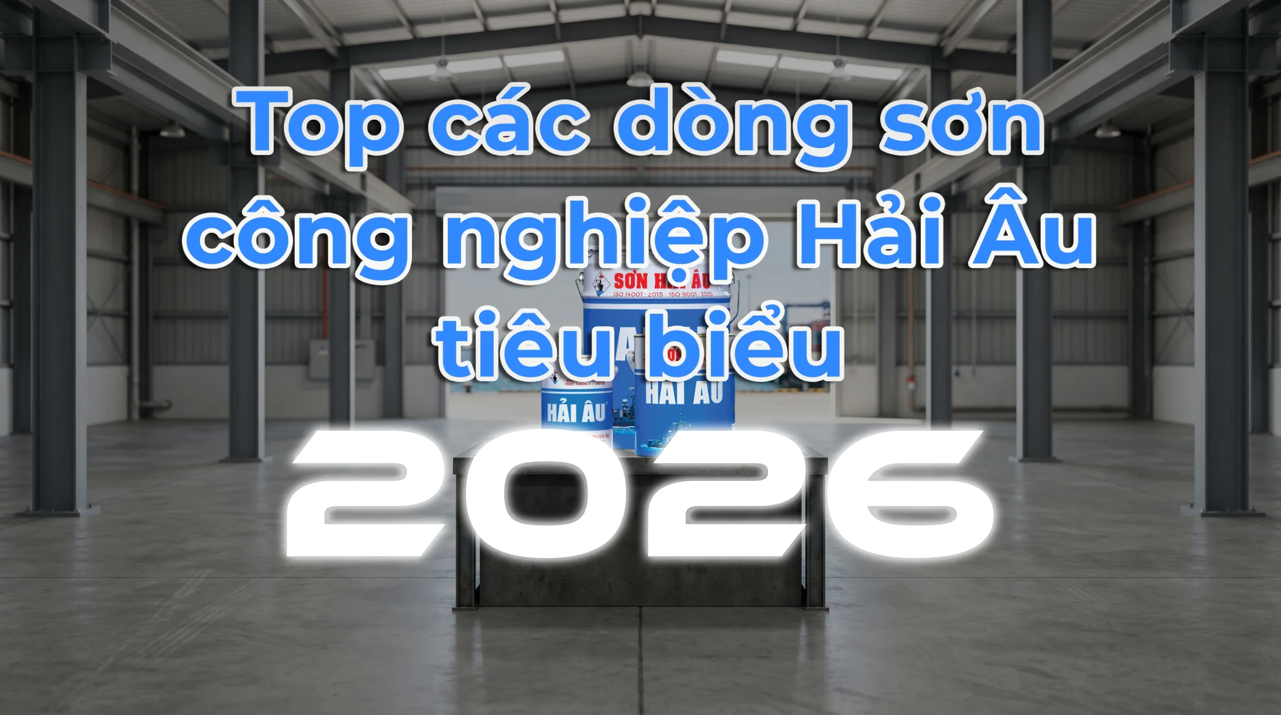 Top các dòng sơn công nghiệp tiêu biểu 2026