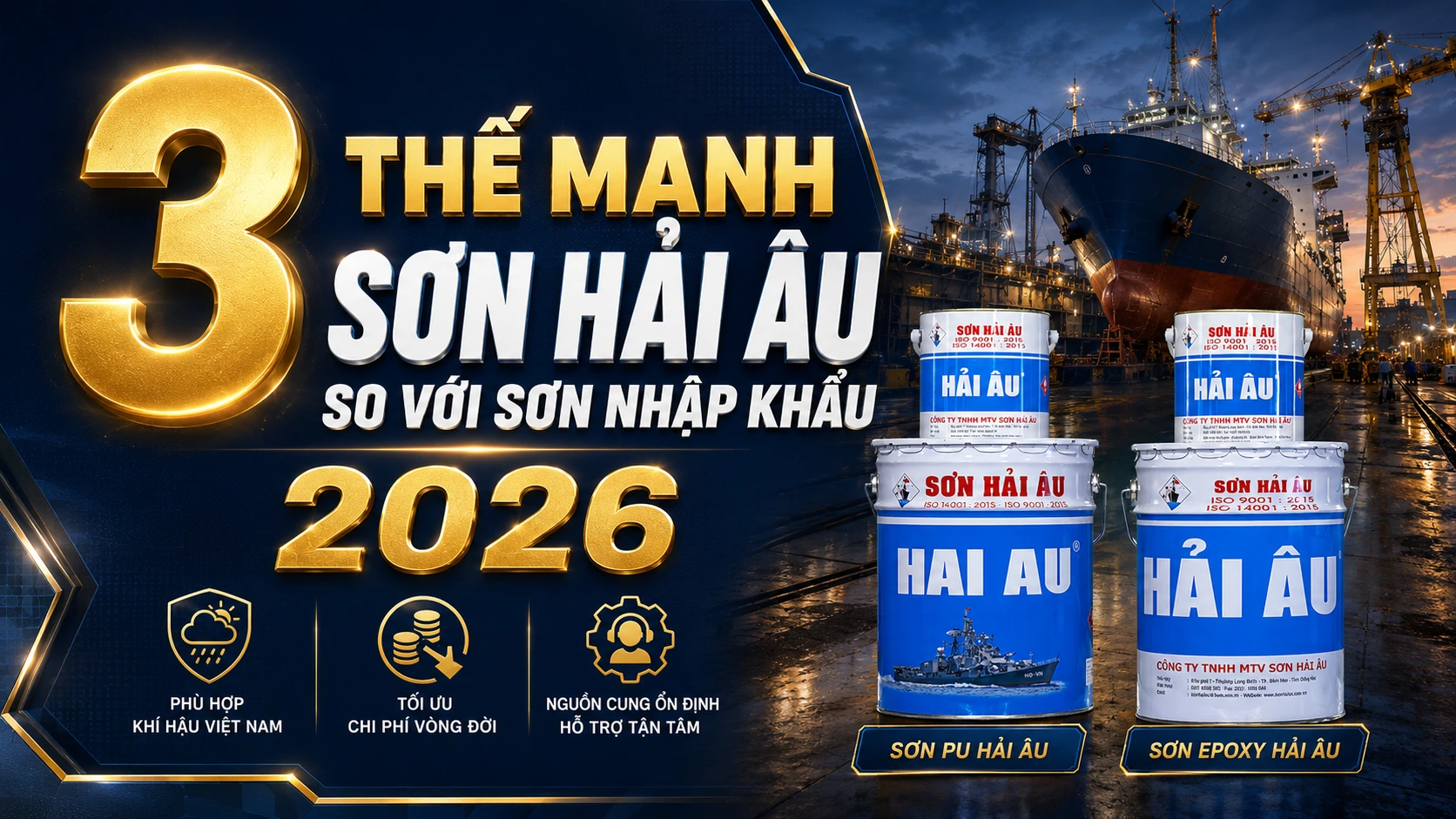 Thumbnail 3 thế mạnh của Sơn Hải Âu so với sơn nhập khẩu năm 2026
