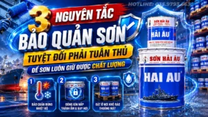 3 nguyên tắc bảo quản sơn tuyệt đối phải tuân thủ để sơn luôn giữ được chất lượng trước khi thi công
