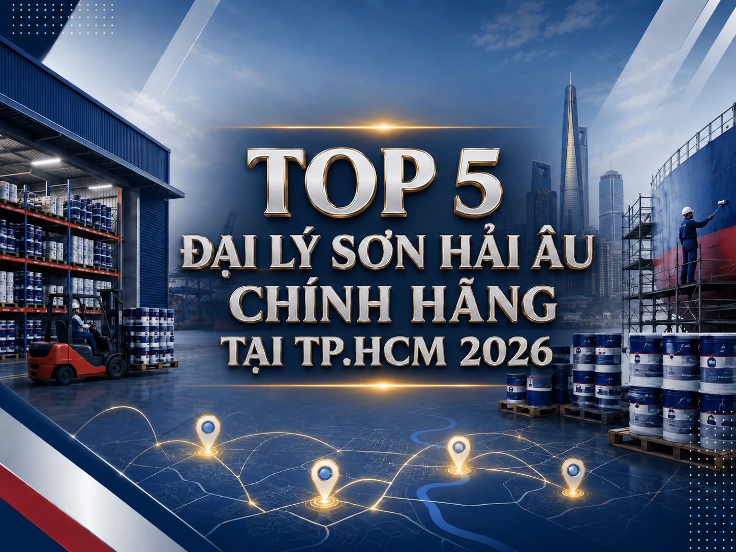 Top 5 đại lý sơn Hải Âu chính hãng